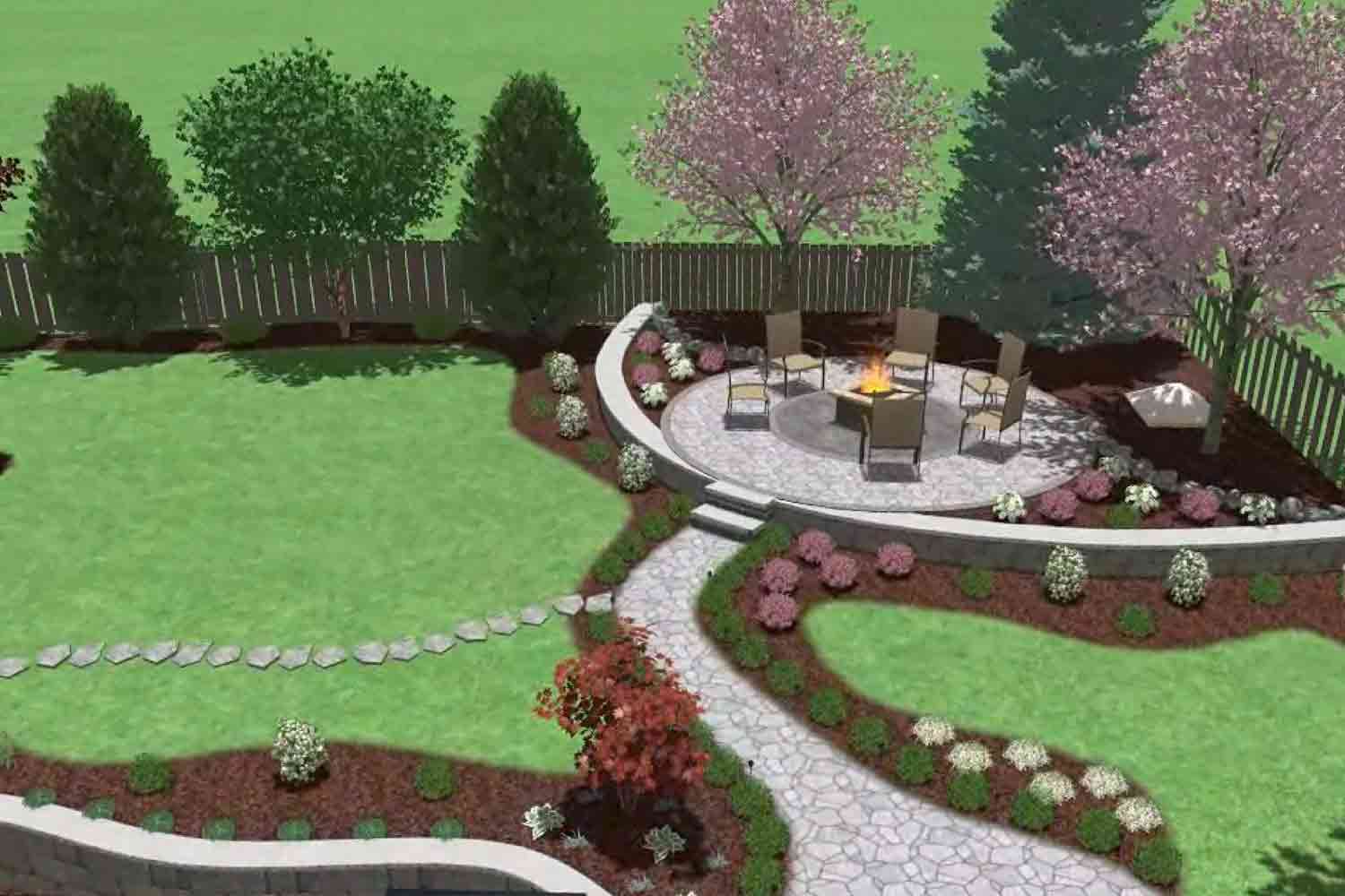 View landscape design project in Perrysburg
